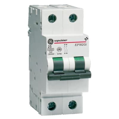 Vynckier (ABB) EP100Gi automatische schakelaar voor aansluiting 10kA 2P 10A 667858