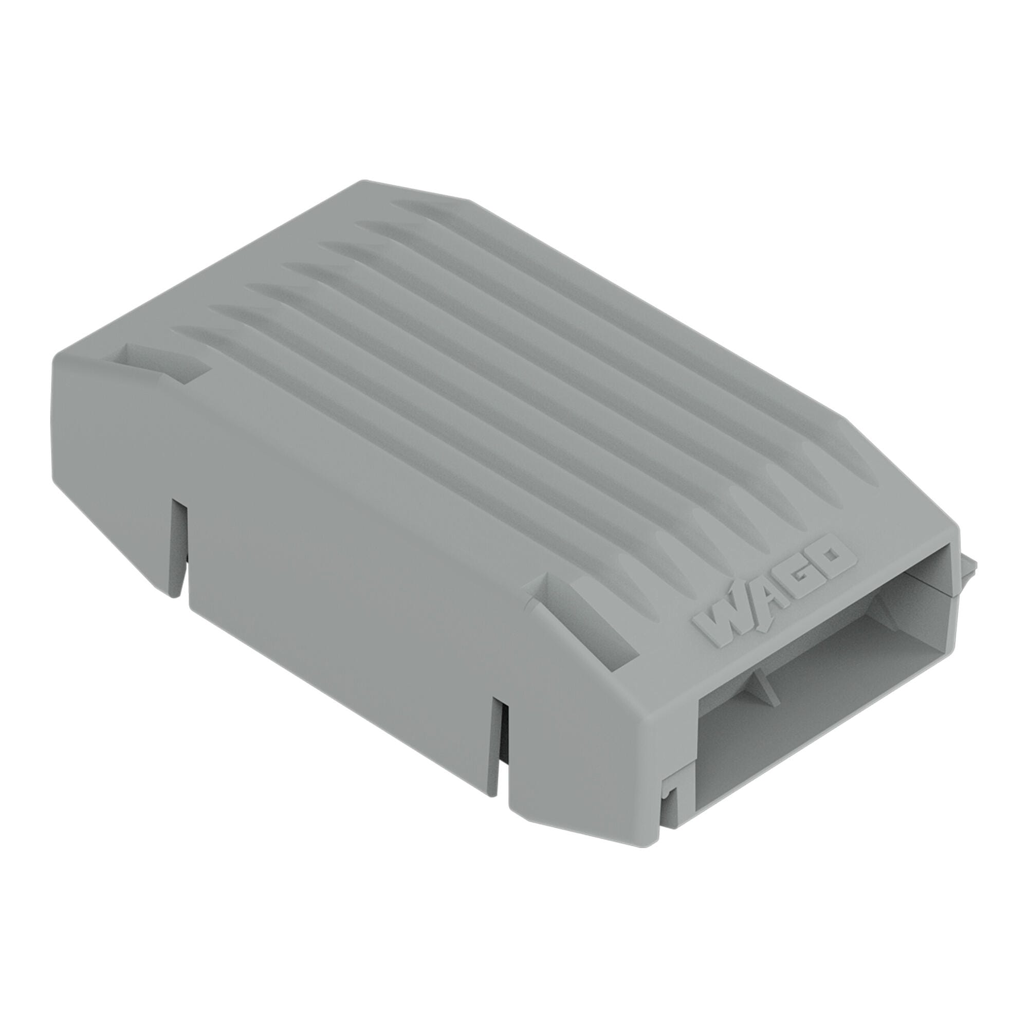 WAGO Gelbox type 1 Inline Serie/Série 221 4mm² zonder connector grijs 207-1372