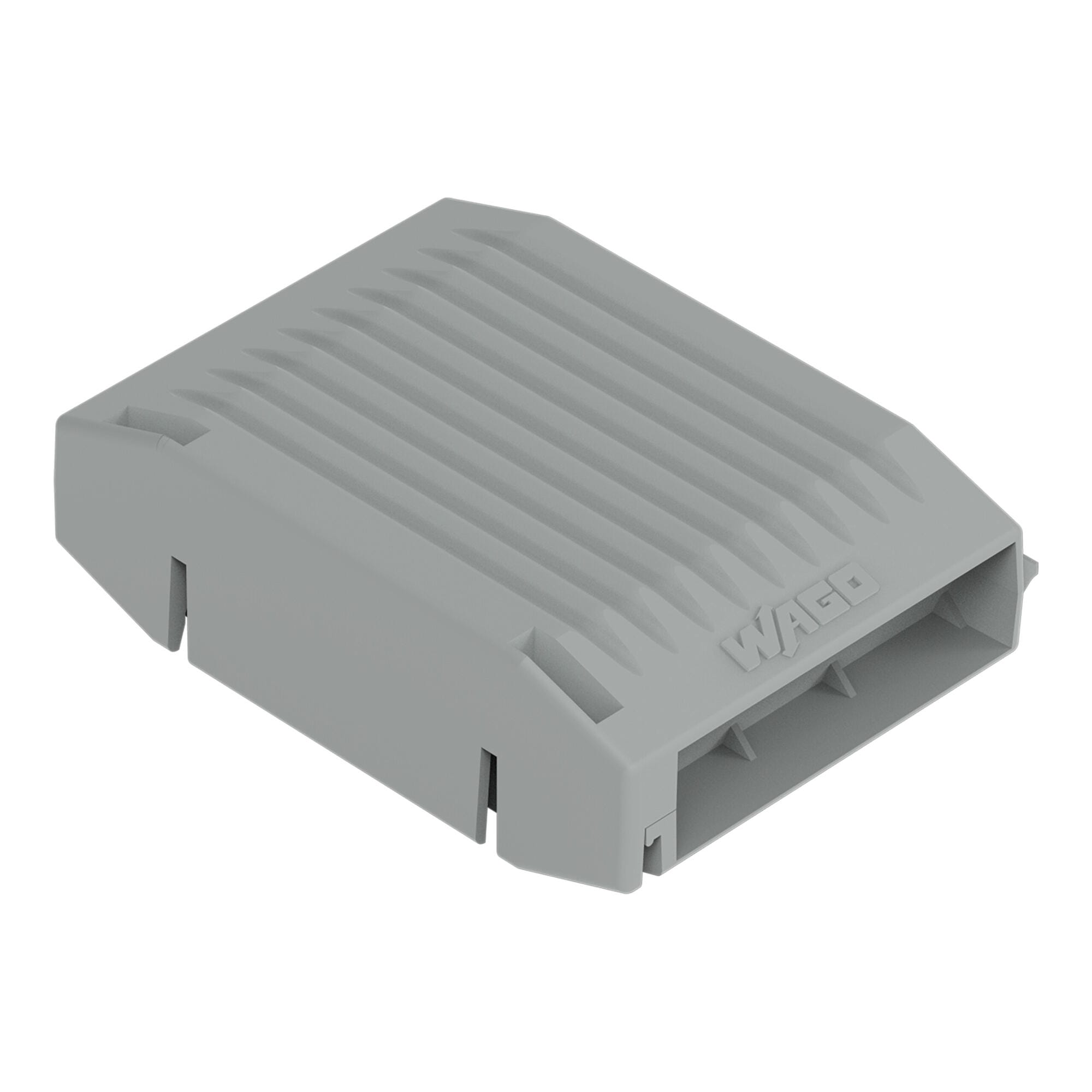 WAGO Gelbox type 2 Inline Serie/Série 221 4mm² zonder connector grijs 207-1373