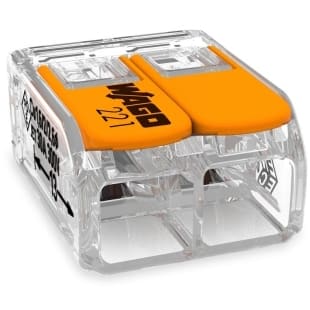 WAGO Compacte universele klem 2 x 6 mm² oranje 221-612