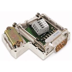 WAGO PROFIBUS veldbussteker met Sub-D-steker 9-polig