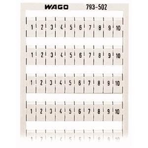 WAGO WMB markeringssysteem horizontaal 1-10 (10x)