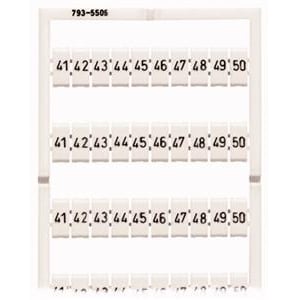 WAGO WMB markeringssysteem horizontaal 41-50 (10x)