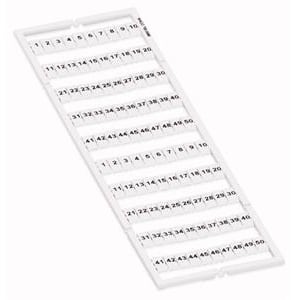 WAGO WMB markeringssysteem horizontaal 1-50 (2x)