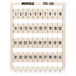 WAGO WMB markeringssysteem horizontaal 1-50 (2x)