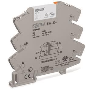WAGO JUMPFLEX - relaisvoet met insteekbaar schakelrelais DC 24 V 10 mA