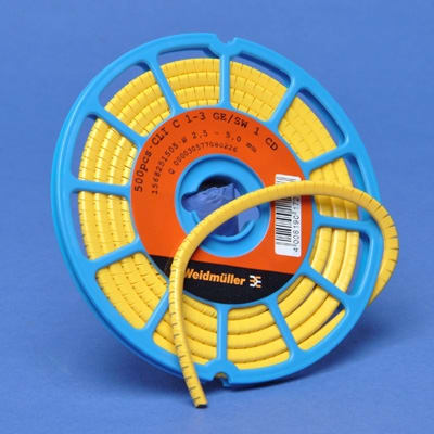 WEIDMUELLER Kabelmarkering CLI 1-3 GE/SW 1 CD 1568251505