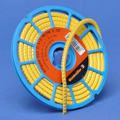 WEIDMUELLER Kabelmarkering CLI 1-3 GE/SW 6 CD 1568251520