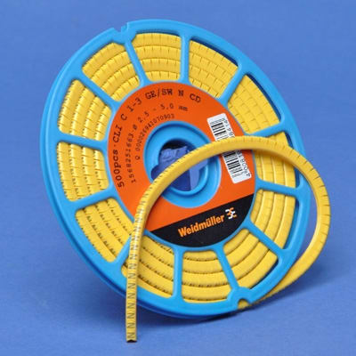 WEIDMUELLER Kabelmarkering CLI 1-3 GE/SW N CD 1568251663