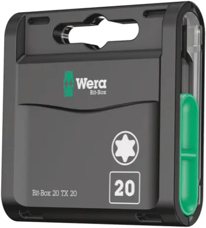 Wera Bit-Box 20 TX 20 set bits TORX (20-delig) WER05057770001