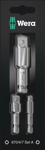 Wera 870/4/7 adaptor set WER05073200001
