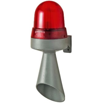 WERMA LED hoorn WM continue 24VAC/DC rood 42412075