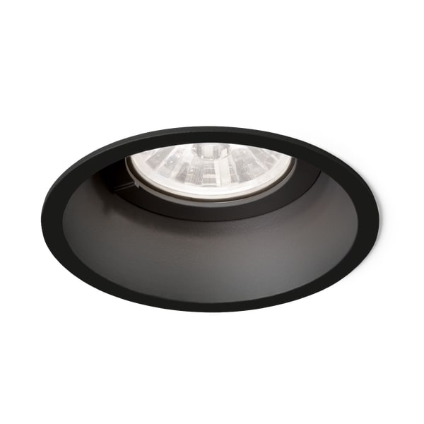 WEVER & DUCRE DEEP 1.0 LED textuur zwart 2700K springveren 112161B3