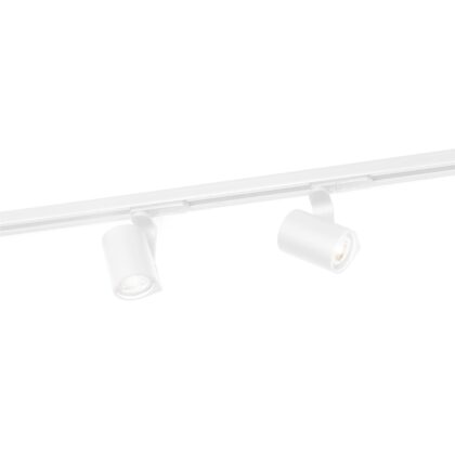 WEVER & DUCRE SQUBE ON TRACK 1.0 PAR16 textuur wit GU10 incl. 1-fase track adapter 144120W0