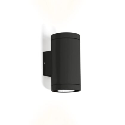 WEVER & DUCRE TUBE 2.0 PAR16 textuur zwart GU10 muur buiten up/down rond 711220B0