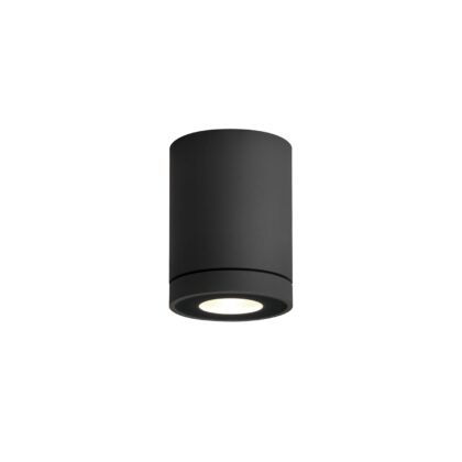 WEVER & DUCRE TUBE 1.0 PAR16 textuur zwart GU10 plafond buiten down rond 734120B0