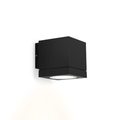 WEVER & DUCRE TUBE CARRÉ 1.0 PAR16 textuur zwart GU10 muur buiten down vierkant 744120B0