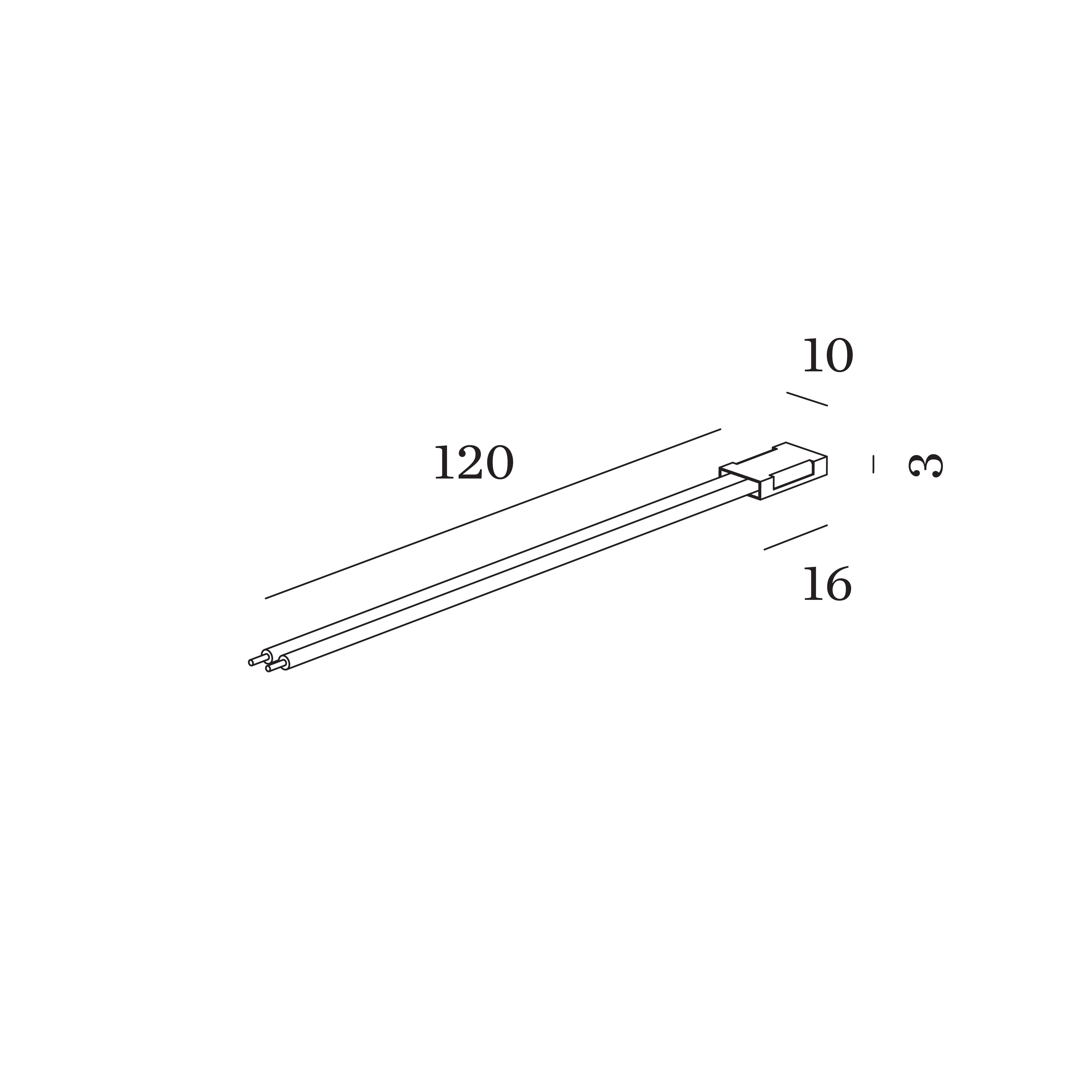 WEVER & DUCRE ILANE MINI CONNECTOR STRIP TO STRIP 90014268