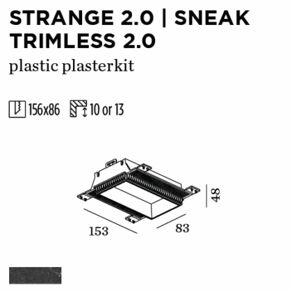 WEVER & DUCRE STRANGE 2.0 PLASTER KIT 90017117