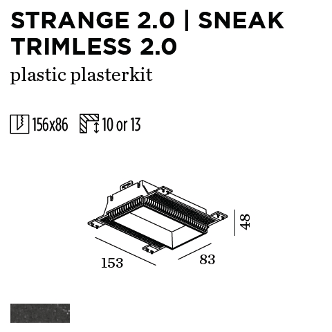 WEVER & DUCRE STRANGE 2.0 PLASTER KIT 90017117