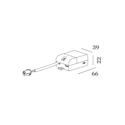 WEVER & DUCRE DRIVER 350mA 6W 8.6-18V NON DIM IP20 100-240VAC 90213303