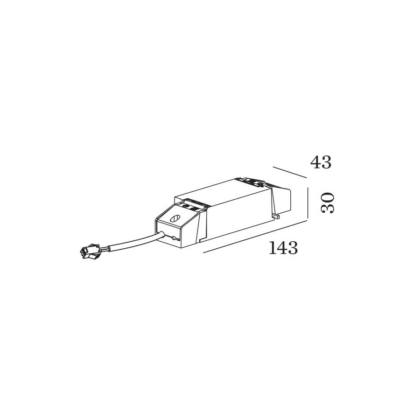 WEVER & DUCRE DRIVER 500mA 24W 6-49V DALI-2 / PUSH DIM IP20 220-240VAC PRESET DIP 90244701
