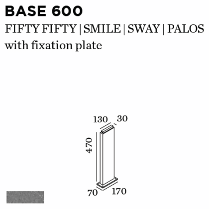 WEVER & DUCRE BASE 600 WITH FIXATION PLATE 910016D0