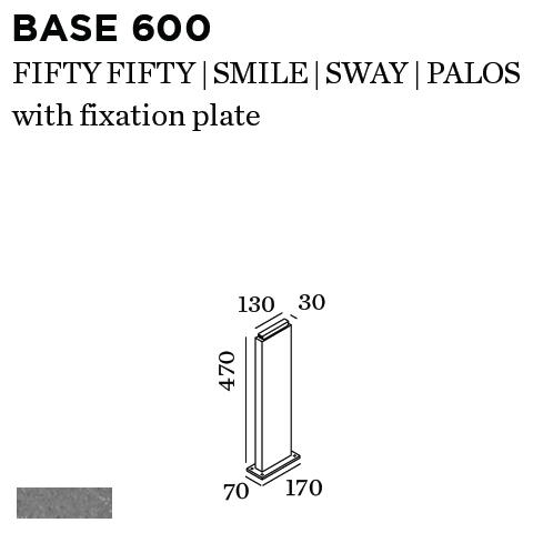 WEVER & DUCRE BASE 600 WITH FIXATION PLATE 910016D0