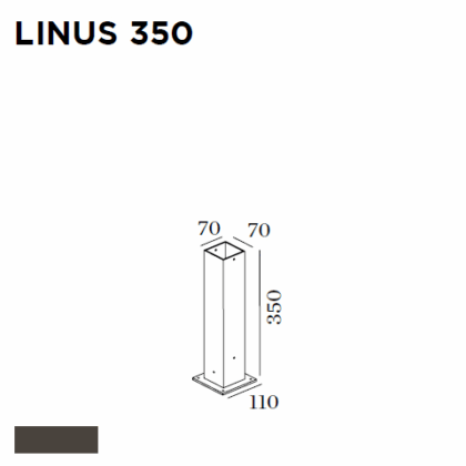 WEVER & DUCRE LINUS 350 BASE grondopbouw bruin 910026Y0