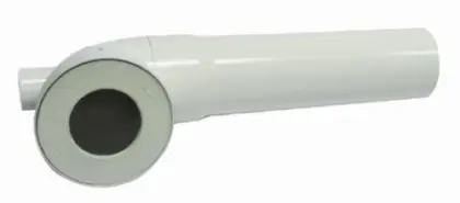Nicoll WH WC aansluitbocht met aftakking 90 x 40 mm - wit WH4440FP