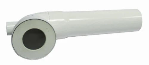 Nicoll WH WC aansluitbocht met aftakking 90 x 40 mm - wit WH4440FP