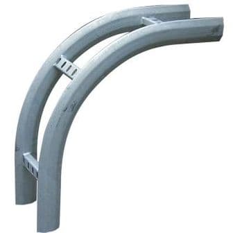 WIBE Stijg-/vervalstuk 18 Warmverzinkt plaatstaal Breedte: 150 mm 718176