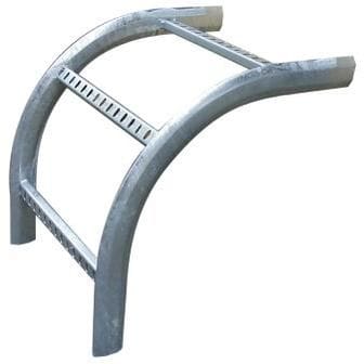 WIBE Stijg-/vervalstuk 18 Warmverzinkt plaatstaal Breedte: 400 mm 718180