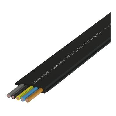 WIELAND FLAT CABLE FL LSOH 5G16 zwart vlakbandkabel 00.771.0307.1