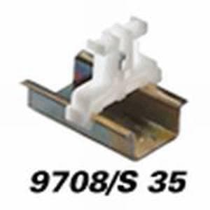 WIELAND End bracket 9708 / S35 End clamp for mounting rail TS 35 Z5.522.7453.0