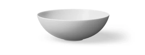 Looox Ceramic Round opbouwwastafel rond 400 mm - wit mat - keramiek - zonder kraangat - zonder overloop WWK40MW