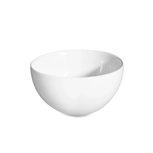 Looox Sink Collection opbouwwastafel rond 230 x 230 mm - wit - keramiek - zonder kraangat - zonder overloop WWKS23W