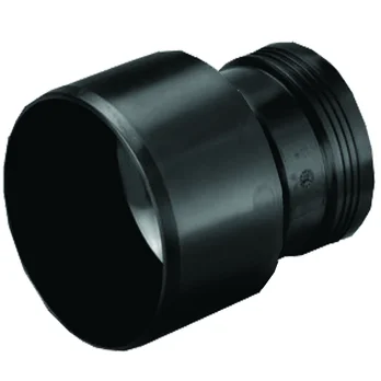 Wavin PP manchetverloopmof 125x110mm MF zwart BENOR-keur afvoer/sanitair Wavin Wafix PP 3414312110