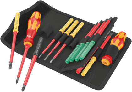 Wera Kraftform Kompakt VDE 17 Universal 1 Tool Finder VDE interchangeable blades WER05006611001