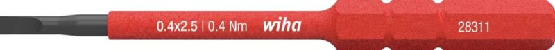 Wiha Bit slimBit electric voor sleufschroeven 2