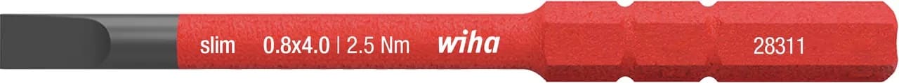 Wiha Bit slimBit electric voor sleufschroeven 4