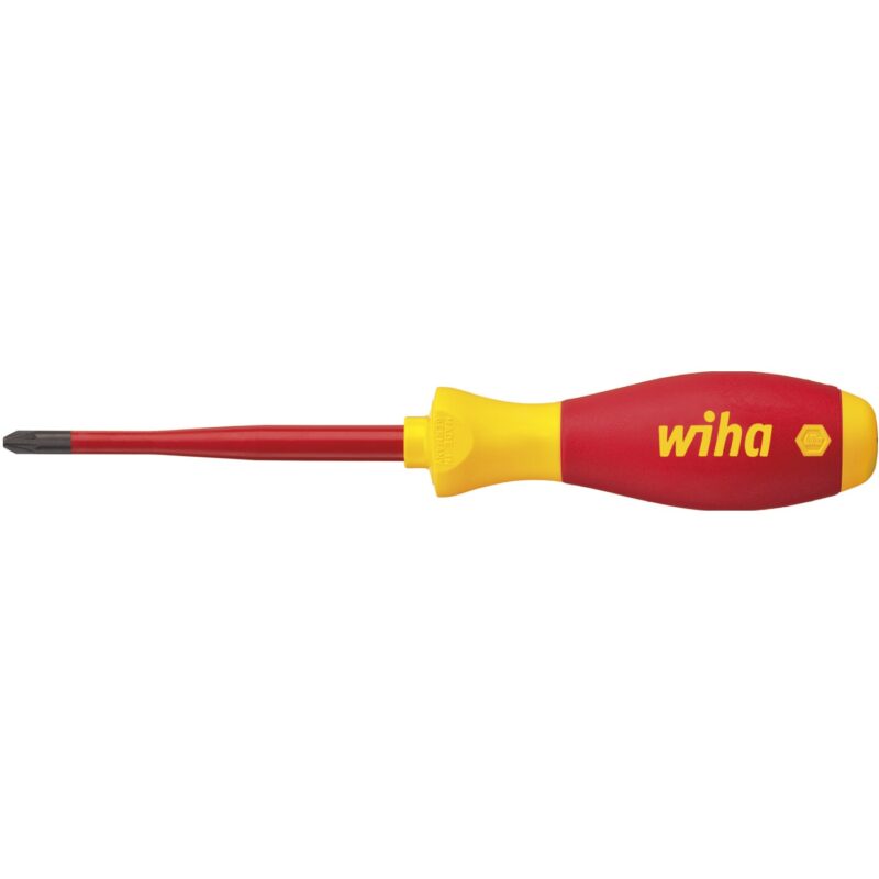 Wiha Schroevendraaier SoftFinish electric slimFix PlusMin/Pozidriv SL/PZ1 x 80mm 36329