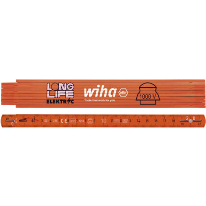 Wiha Elektriciens duimstok Longlife® 2 m metrisch