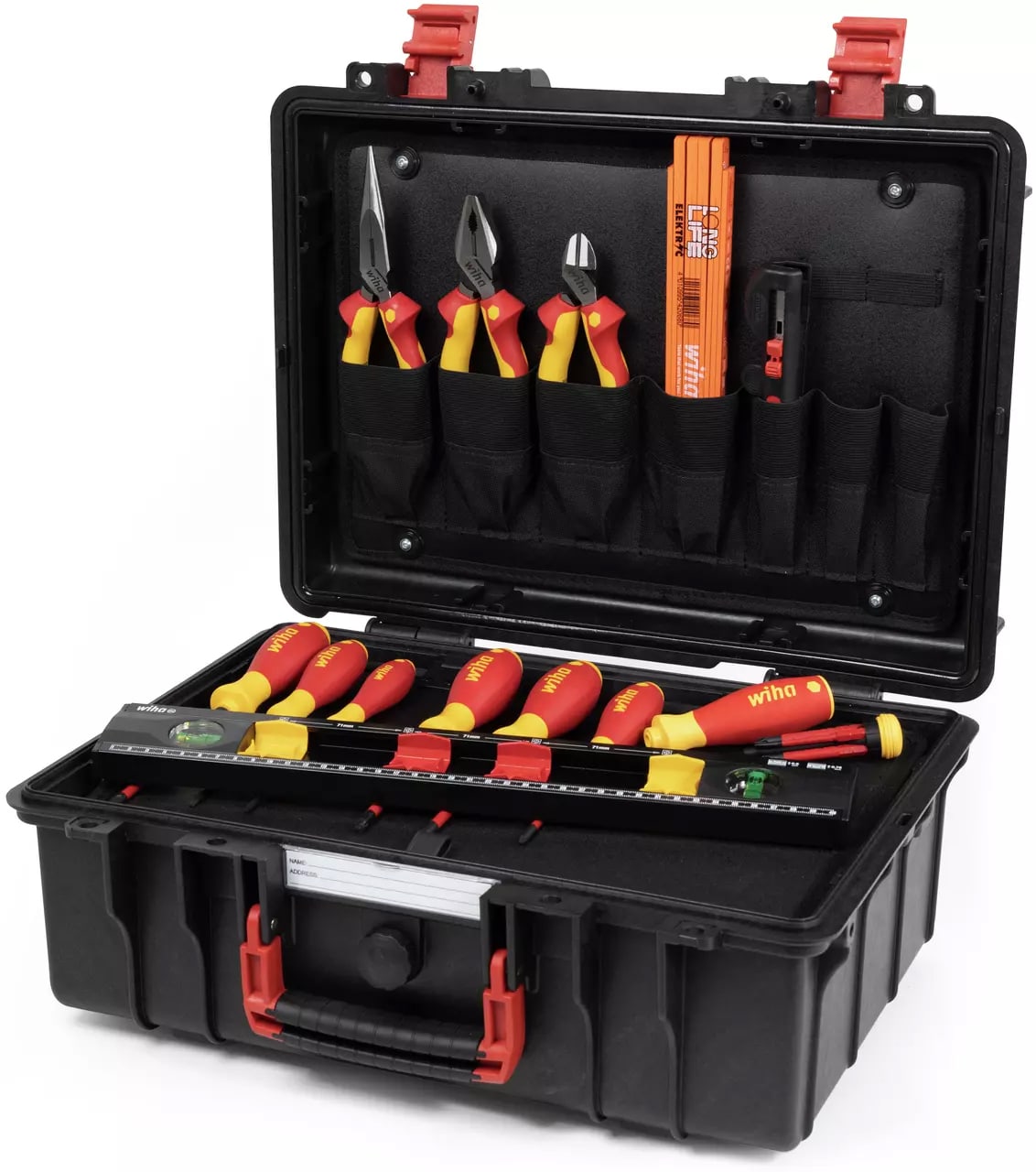 Wiha 9300-70403 Gereedschapskoffer Basisset L elektrisch 18-delig. 45530