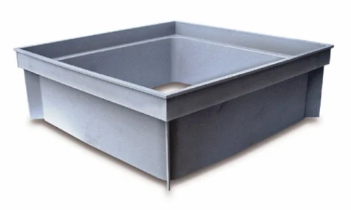 Nicoll RIO inkortbaar opzetstuk voor toezichtput 300 x 300 mm - lichtgrijs Y333204