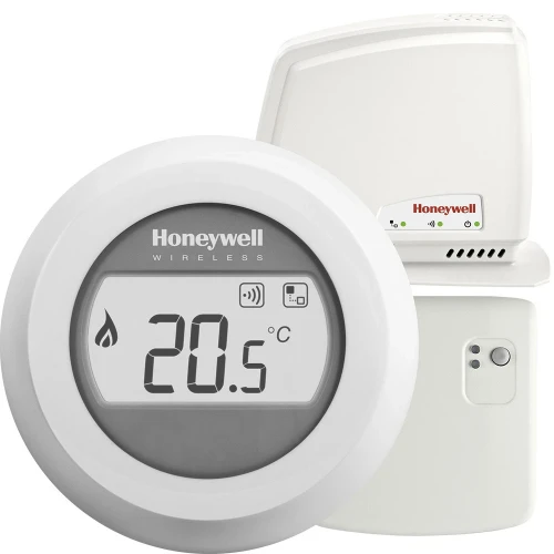 Honeywell Round Connect klokthermostaat draadloos - wit - on/off met batterij - gateway Y87RFC2032