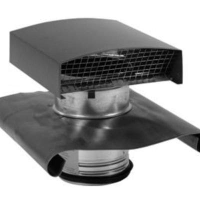 ZEHNDER CT 200 - Stalen dakkap - Ø200mm - leisteenzwart 320000122