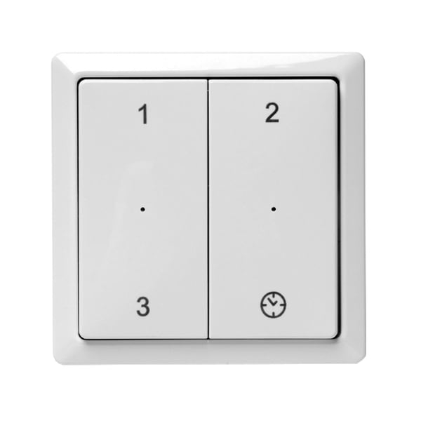 ZEHNDER RFZ zender met timerfunctie - Draadloze driestandenschakelaar met boostknop 655000755