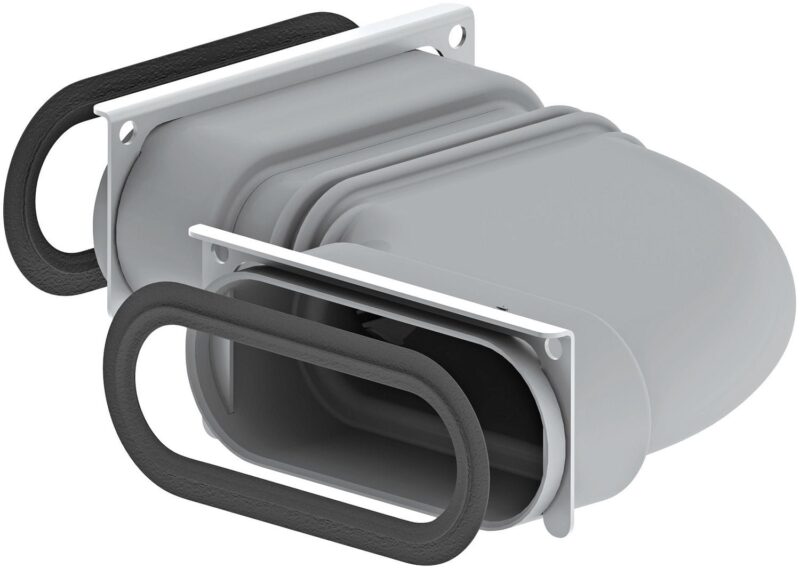 ZEHNDER ComfoTube Flat 51 - Horizontale bocht 90° - RLC (zonder dichtingsringen) 990322201