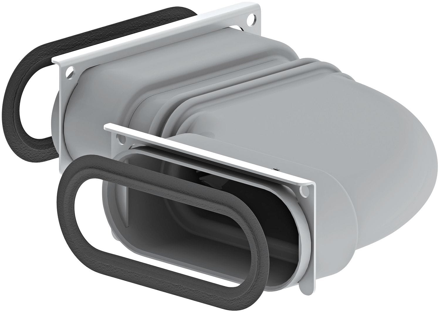 ZEHNDER ComfoTube Flat 51 - Horizontale bocht 90° - RLC (zonder dichtingsringen) 990322201